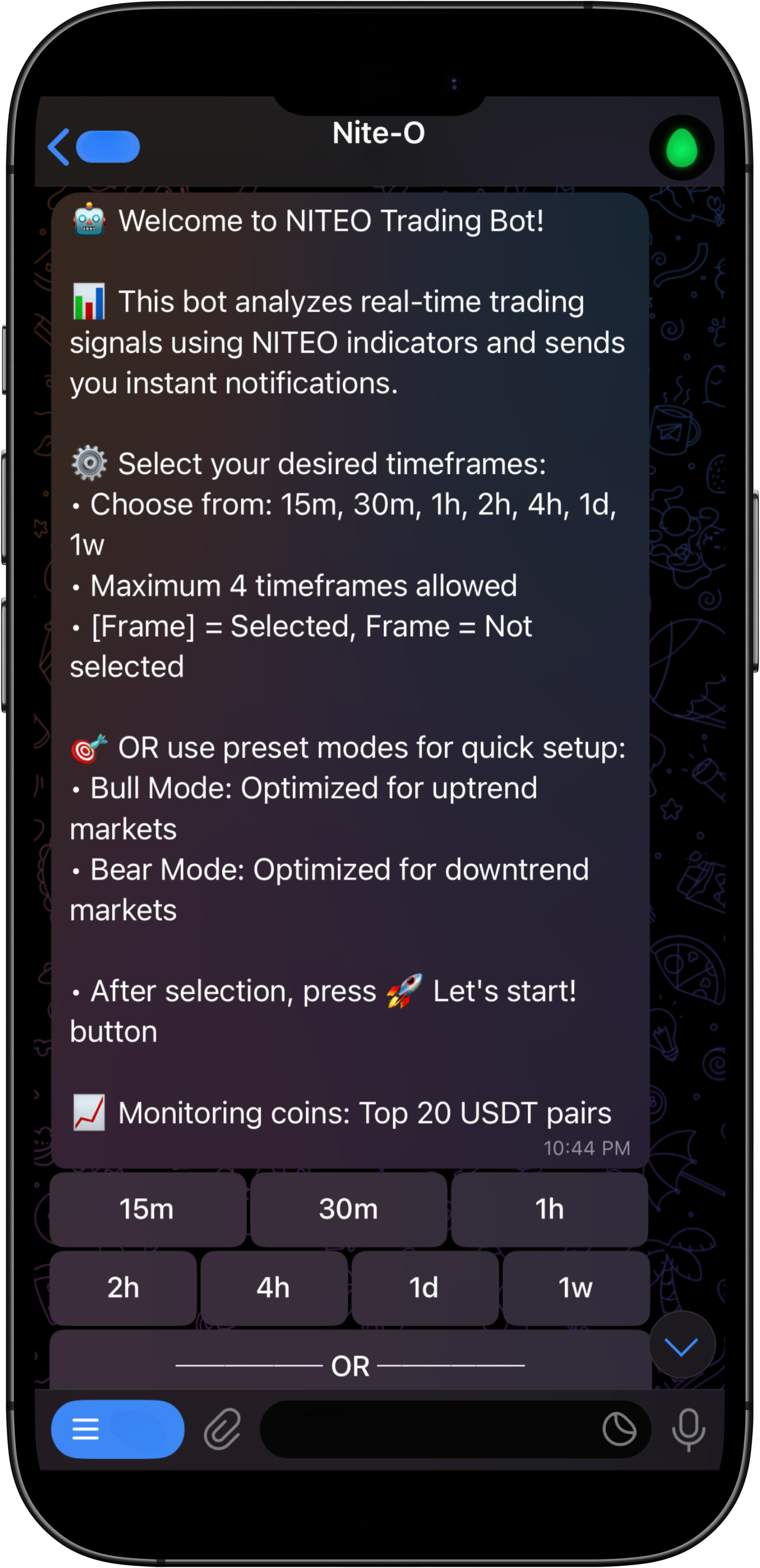 NITEO Mobile App Mockup 2